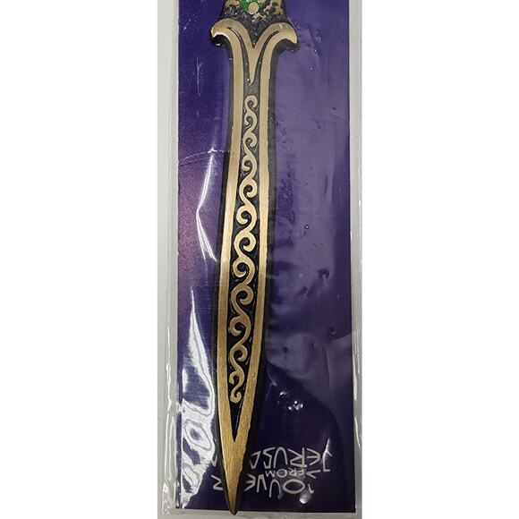 Vintage Jerusalem Brass Letter Opener Set – Enamel, Camel, Menorah, Israel - Picture 5 of 14